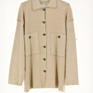 JOSEPH CARDIGAN BEIGE PROFILI CUCIT.