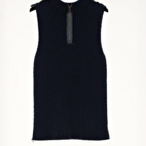 M.MARGIELA 1^LINEA MAGLIA BLU CUCITA AL COMTRARIO S/M ZIP