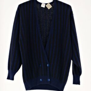 KENZO CARDIGAN DOPPIO PETTO BLU E