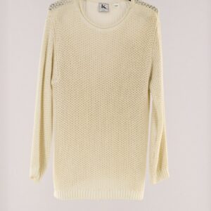 KRIZIA CLASSICO PBK MAGLIA BIANCA
